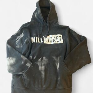 Mill Ticket Black Hoodie